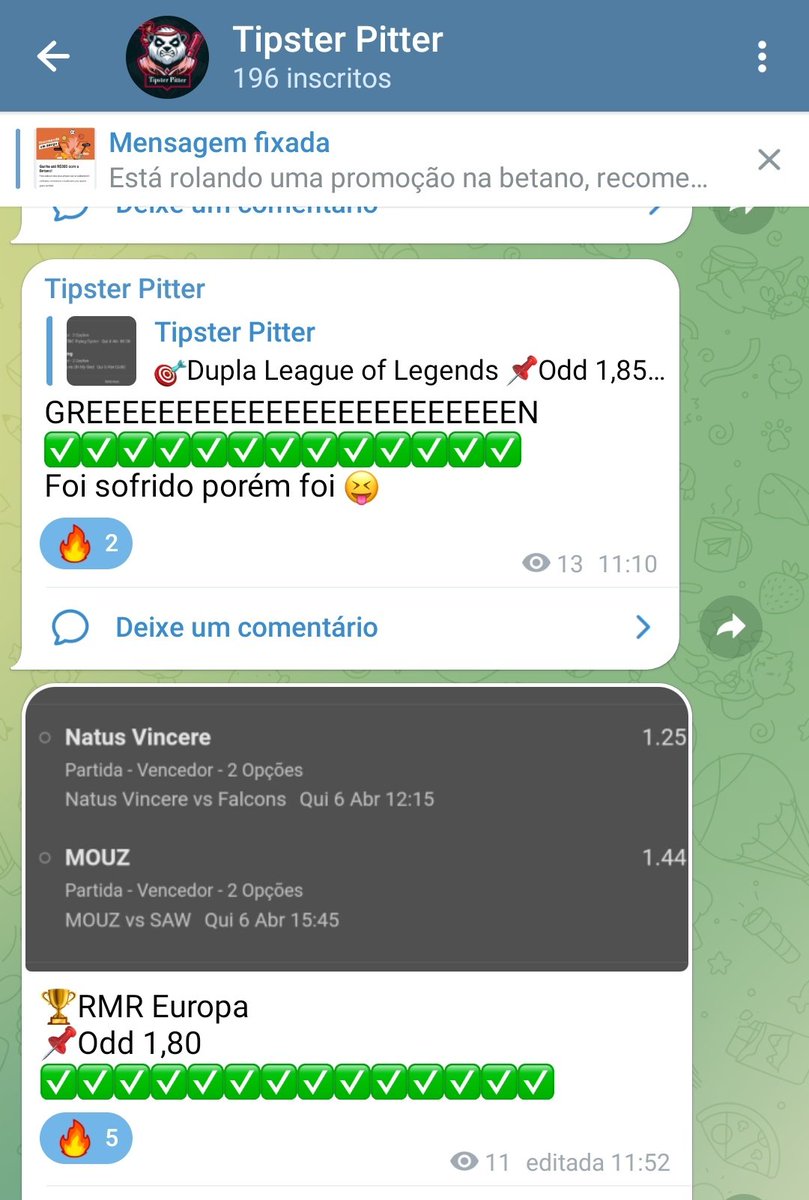 TipsterPitter's tweet photo. Apostando nos RMRs CS bora forrar conosco, SORTEIO em 200 pra comemorar.
Telegram: https://t.co/dClZcC4QIK

#bet365 #apostas #major #betano #Brasil #RMR https://t.co/oealVVNYyS
