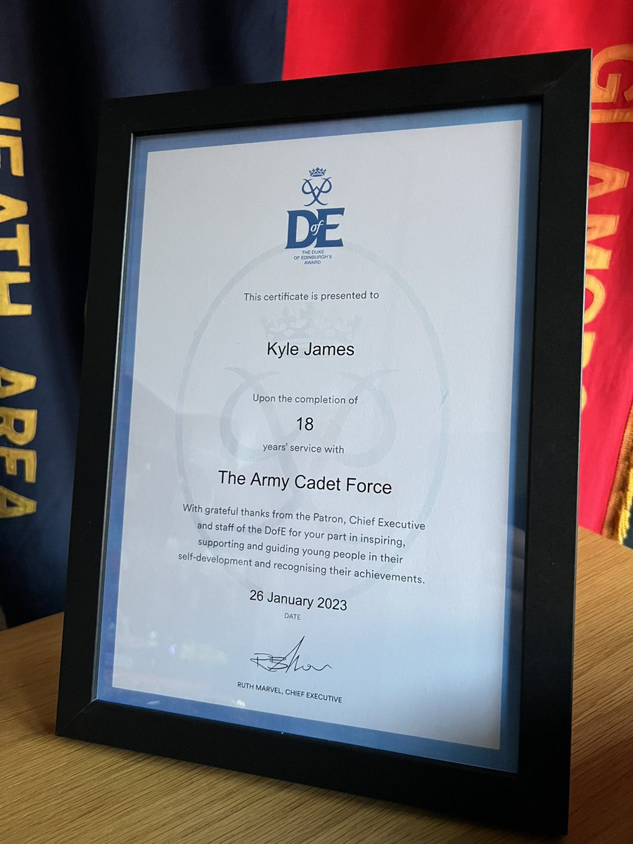 Kyle James (@kyle_james_86) on Twitter photo Just received this, what a nice surprise! Thank you <a href="/ACFADofE/">Army Cadets DofE</a> for the recognition, much appreciated! 😃 #DofE #ACF #Volunteering Just received this, what a nice surprise! Thank you <a href="/ACFADofE/">Army Cadets DofE</a> for the recognition, much appreciated! 😃 #DofE #ACF #Volunteering