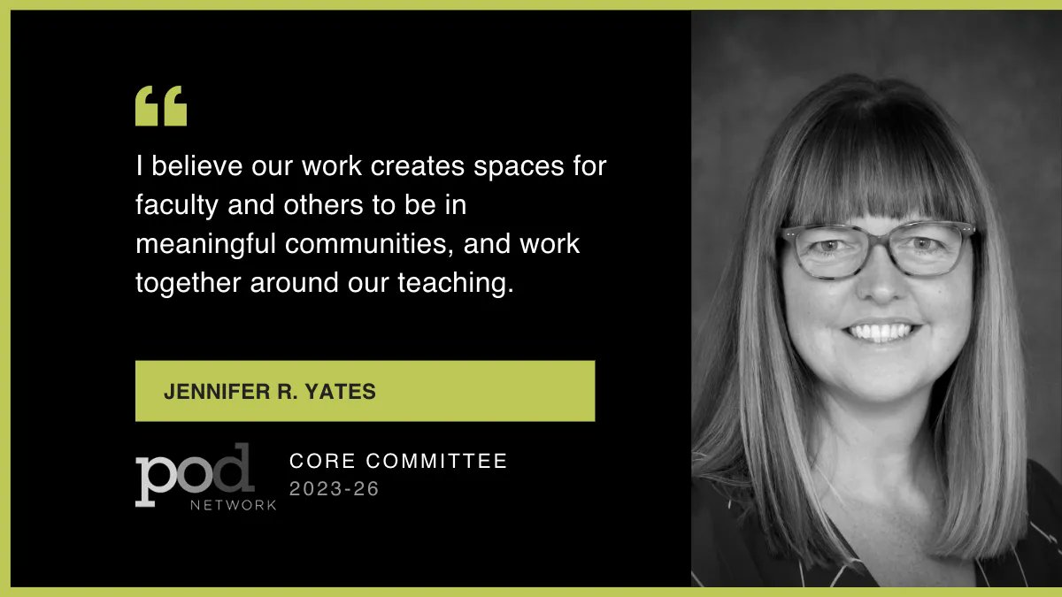 Last but certainly not least, we'd like to welcome <a href="/JenRebYat/">Dr. Jennifer Yates</a> of @follow_lander to Core.

At Lander, Jennifer is the Assistant Provost for Faculty Development, Teaching, and Learning; Director of <a href="/LanderCFE/">Lander University Center for Faculty Excellence</a>; and Professor of Psychological Science.

Congrats Jennifer!