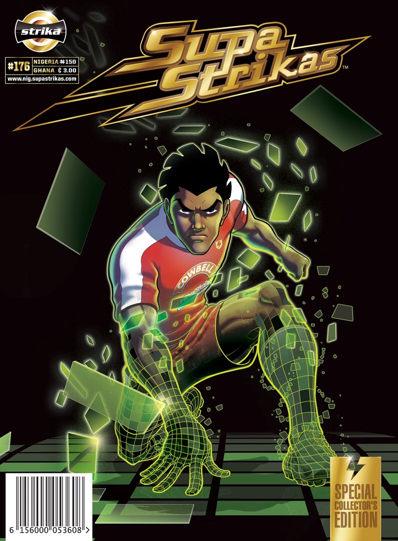 Supa Strikas is the world's biggest comic book by monthly circulation

720,000 copies are released monthly in Africa, Asia, Europe and South America.

It is published by South African company, Strika Entertainment.

Its TV show is aired in 120 countries.

It started in 2000.