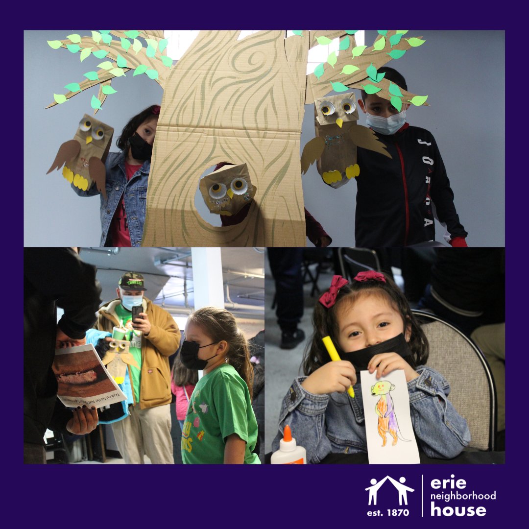 eriehouse's tweet photo. Last month, our community partners, OPEN Center for the Arts and Lincoln Park Zoo, came together at Erie House to hold a Burrowing Animals Artecito! We are so happy we were able to host such a fun and creative event.
#Community #BurrowingAnimals #ChildrenLearning #Chicago https://t.co/ax9HEUwzWP