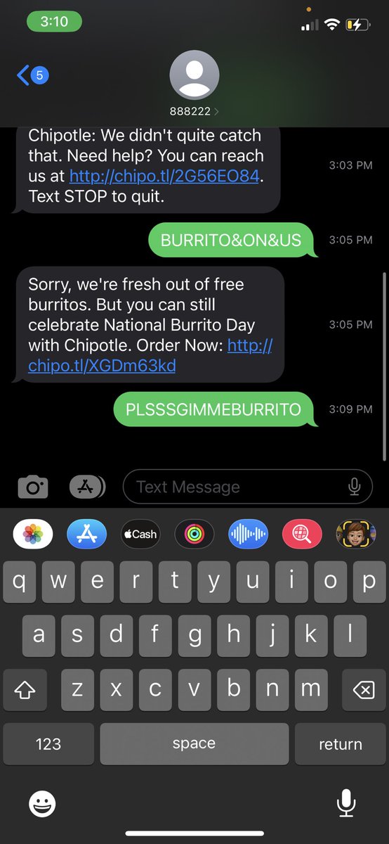 eisha_musha's tweet photo. @ChipotleTweets I am dropping out https://t.co/ahCDMqcWQi