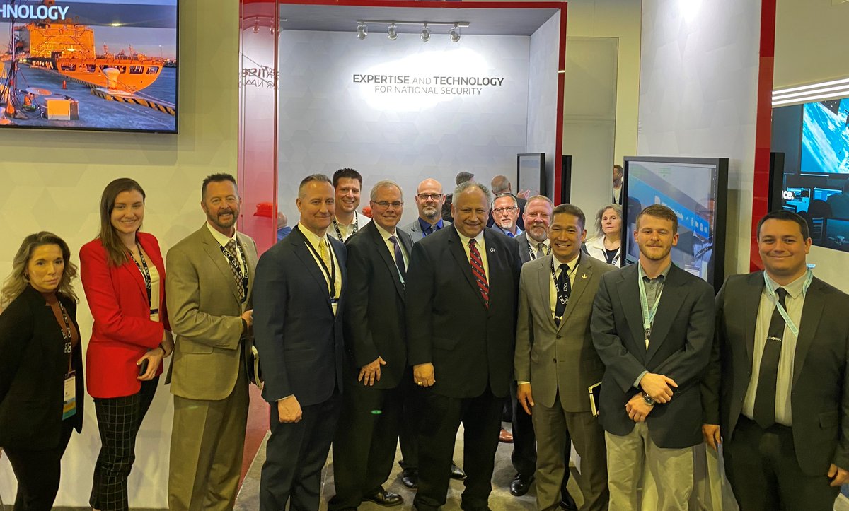 CACIIntl's tweet photo. Mission accomplished! Thanks to the collaboration of #TeamCACI, we wrapped up another successful @SeaAirSpace Exposition &amp; were honored to welcome many stellar guests to booth 1507, including @USNavy Secretary Carlos Del Toro. #SpeedToFleet #SAS2023 https://t.co/rGb32K5Kdr