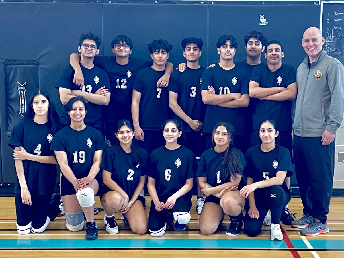JASS Varsity Co-ed volleyball team 🏐 at FMSS tournament