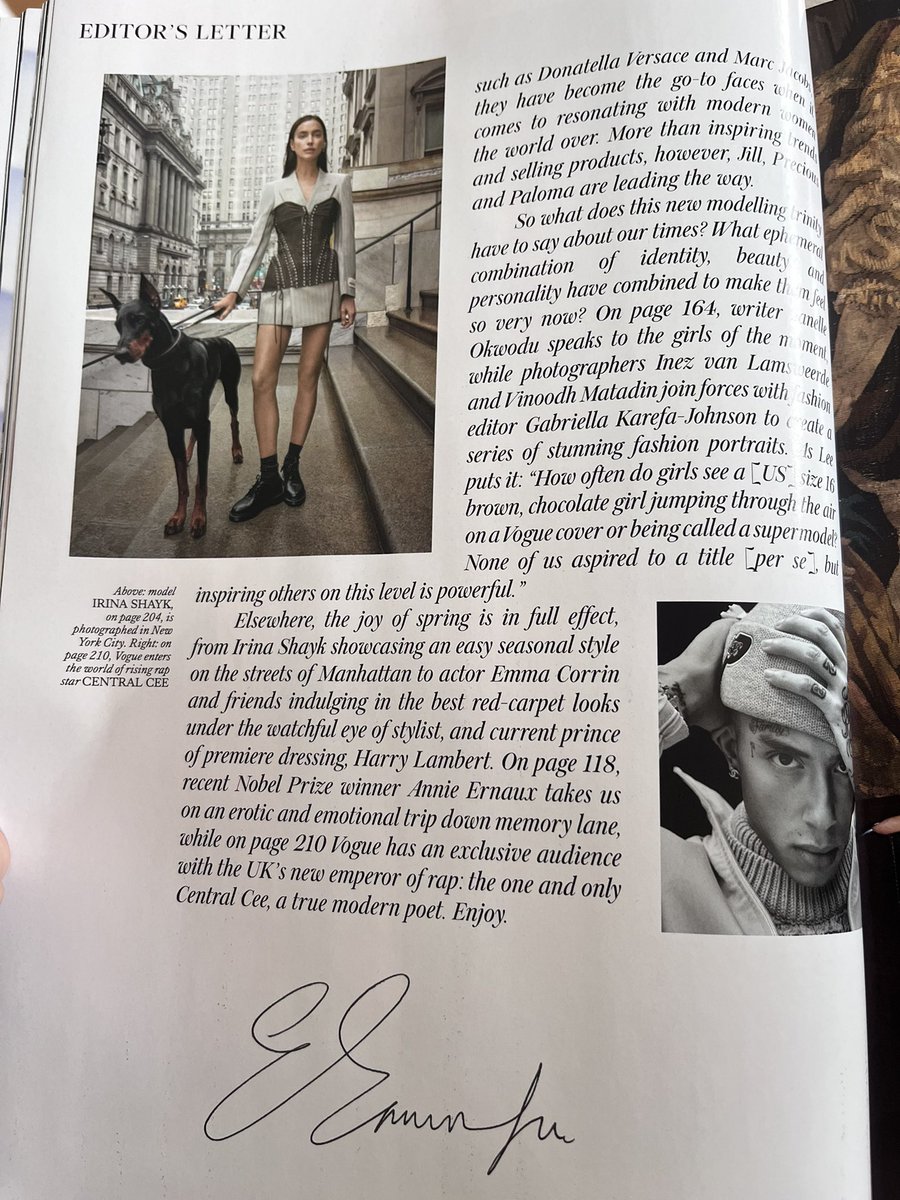 Disappointing to see a Doberman with cropped ears featured in @BritishVogue #earcropping is a painful, high-risk procedure & banned in the UK. Using dogs as props who have been subjected to this mutilation only further promotes it #keptanimalsbill #flopnotcrop #animalwelfare
