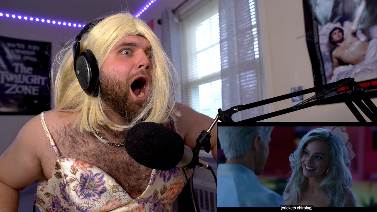 BARBIE movie trailer reaction dropping tn at 6 PM EST on YT #Barbie #barbiemovie