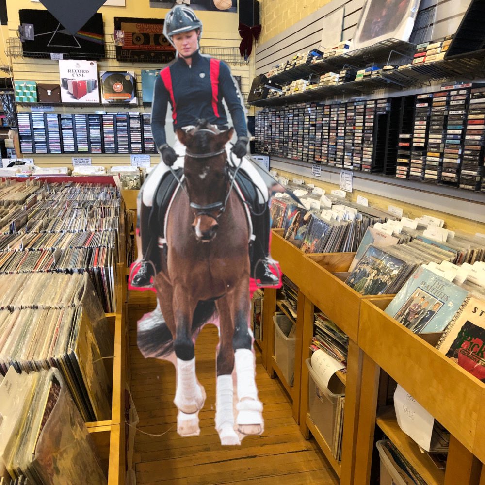 We would like to thank Nellie the Horse for taking some time away from the FEI World Cup Finals happening @chihealthcenteromaha this week to stop by Homer’s. 

Nellie stopped in and picked up a Patti Smith album and Megan Thee Stallion prayer candle. 

#feiworldcup #omaha