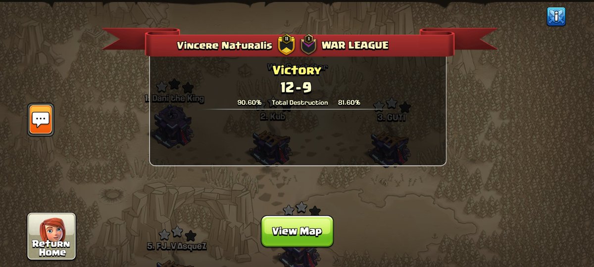 🔋🫡 We have days full of work 

Clasher Cup ❌ vs ArgenFest 
GCC  W4 ✅ vs Rising Blind  
Execution W1 ✅ vs War League 
CC Cup W1 ✅ vs DPB K-arma  

We continue with more! Lets Go VN 💪🔥