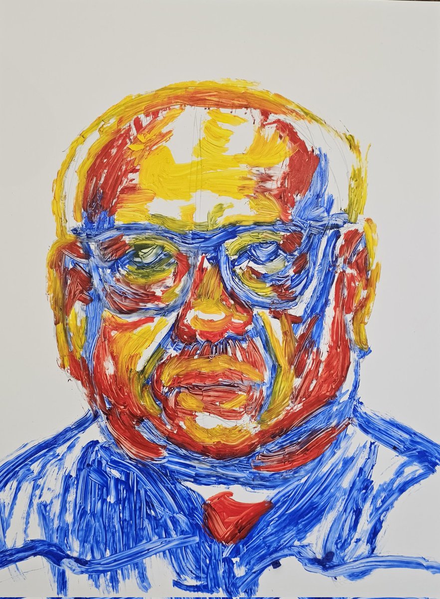 Rod on Twitter "clarence thomas study oil paint stick on yupo paper"
