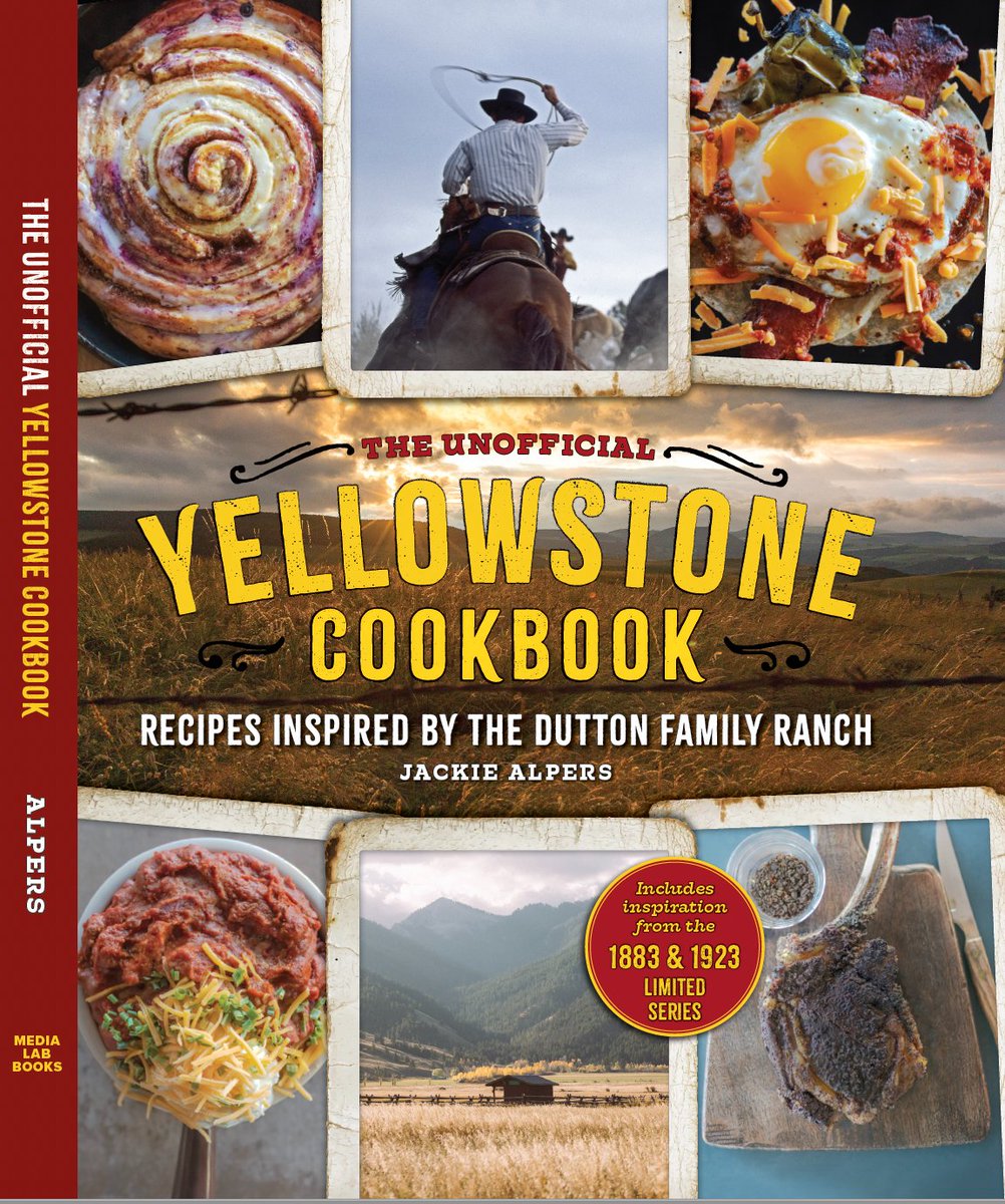 JackieAlpers's tweet image. IT’S OFFICIALLY UNOFFICIAL!!!   I have written and photographed the Unofficial Yellowstone Cookbook which will be released October 24, and it&apos;s now available for preorder.  amzn.to/40FjZaM
#YellowstoneTV #Yellowstone #yellowstonecookbook