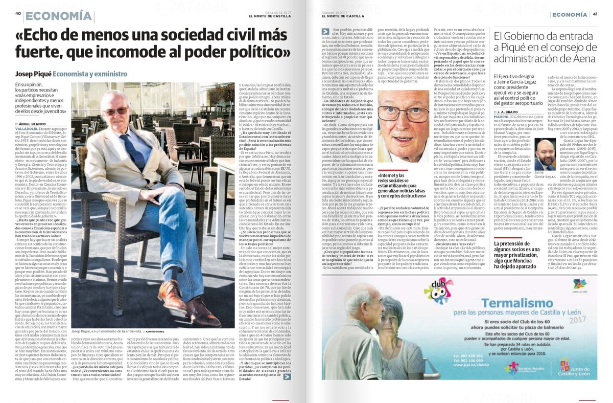 angelblancoes's tweet photo. DEP Josep Piqué
Aquí una entrevista sobre la necesidad de una sociedad civil fuerte, el cortoplacismo de los políticos y la manipulación en internet https://t.co/RnKVZnFowO