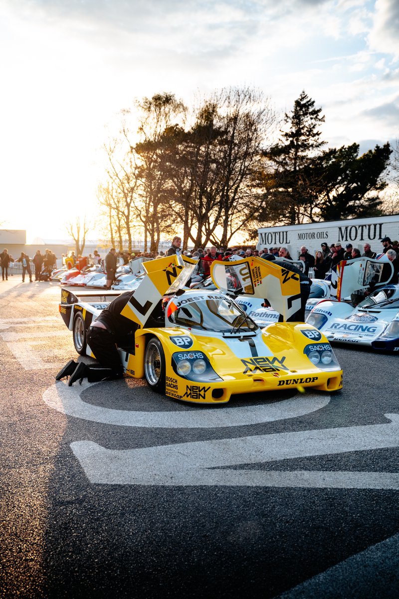 fosgoodwood's tweet photo. The Group C assembly area was a thing of beauty. This year’s GT1 demo promises to challenge it though! #80MM https://t.co/7DOjyxrpew