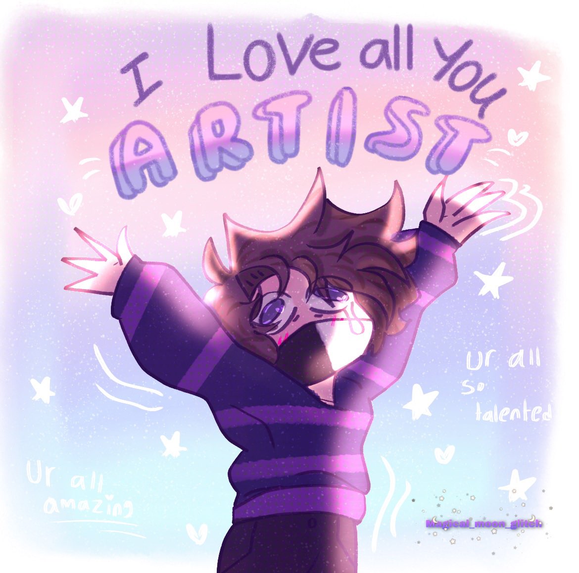 MagicalMoon9's tweet photo. 🖤🤍💜ASEXUAL ARTIST SUPPORT✨

YIPPEE FOR ASEXUALS!!! :D

✨drop an intro and your art (any type!)
✨tag moots and include a goal /nf
✨support others in the thread !!
(sfw only, include any tw/cw) 
✨no NFTs, 🟩 team related, nsfw content https://t.co/LeiGSWGQib