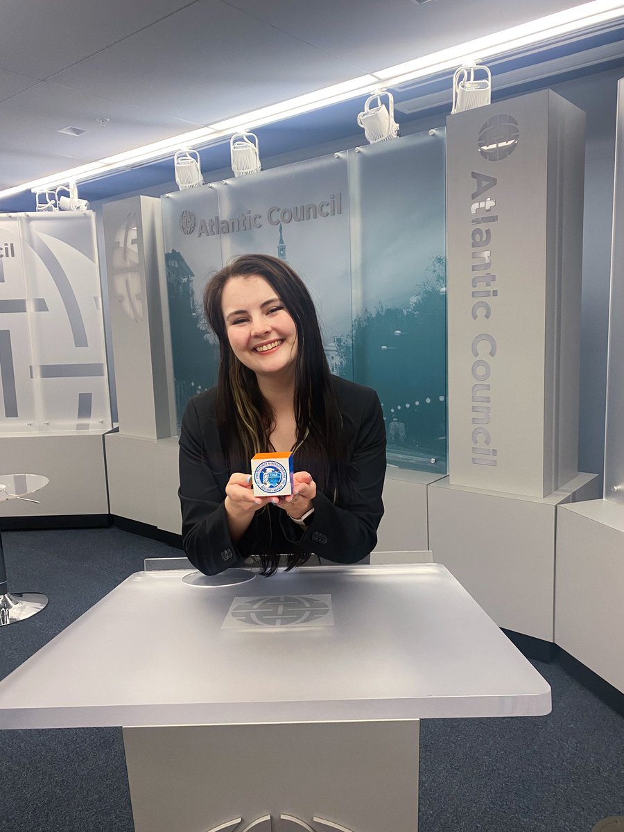 CSI_Jen's tweet image. Team @CyberStatecraft put on a such a great event today on implementing the National Cyber Strategy featuring @KembaWalden46, amb. Fick @StateCDP, PADAG Miller, @craignewmark, 
and @CISAJen the gifter of my new @CISAgov Rubik’s cube