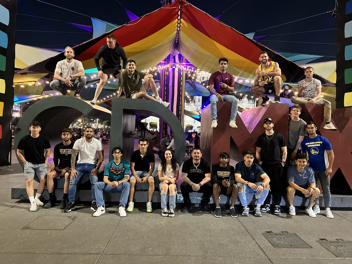 The team had a great experience in Mexico City with two friendlies vs Club América and Cruz Azul, we head home today to start our preparations for our first home match next Sunday! #vamoscutthroats