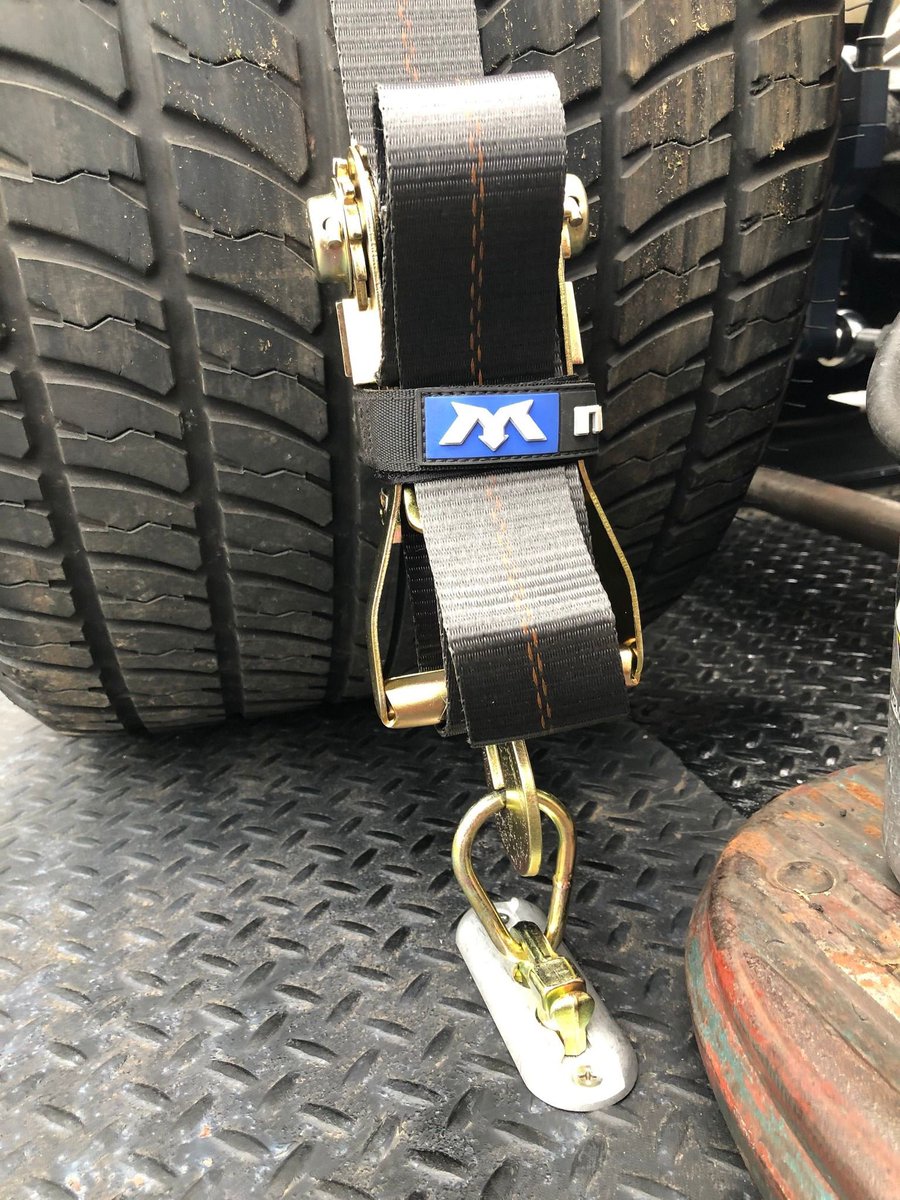 Mac's strap bands and strap wraps aren't just for storing your tie downs. Use them to keep your excess webbing neat and tidy during transport. They're included with all of our 1" and 2" packs but also sold separately. #MacsTieDowns #TrustMacs