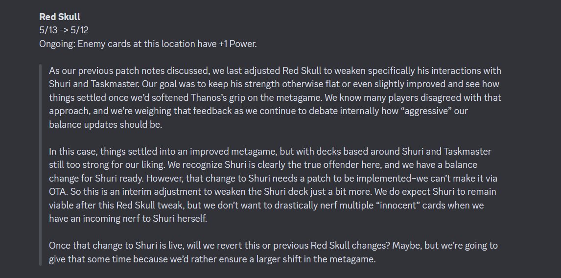 Untapped.gg MARVEL SNAP on Twitter "🚨MarvelSnap Patch TODAY! Nefs