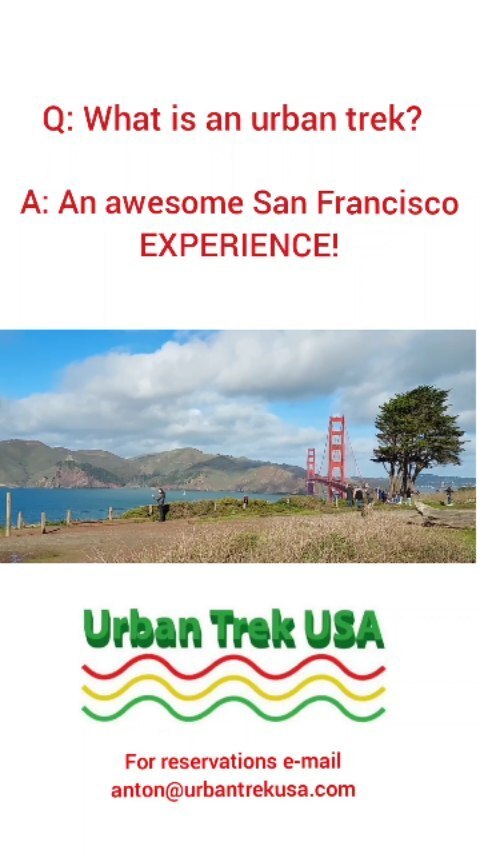 Excellent things to do in San Francisco - Urban Trek USA private San Francisco walking and city tours ift.tt/EJvL6Fw

Get off the tour bus and urban trek with us!

#SanFrancisco #ThingsToDoInSanFrancisco #ThingsToDoSF #SFPrivateTours instagr.am/reel/CqtJ94jpR…