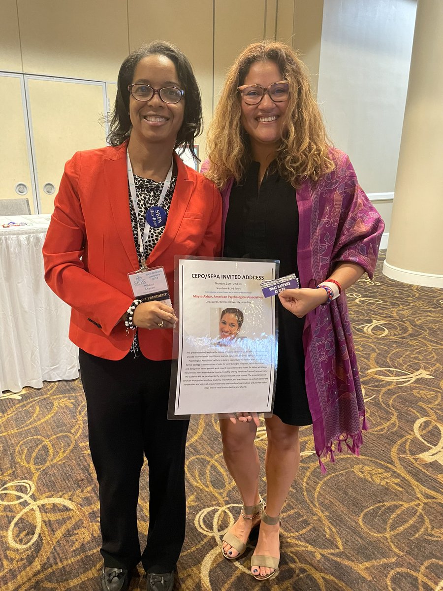 Dr. Rihana S. Mason (she/hers) (@drrihana) on Twitter photo <a href="/APA/">American Psychological Association</a> ‘s <a href="/DrMaysaAkbar/">Dr. Maysa Akbar</a> is live at <a href="/the_SEPA/">The Southeastern Psychological Association</a> breaking down the history of psychology’s role in the eugenics movement #whyweneededanapology #history #systemic #racism #hierarchy #SEPA2023 <a href="/APA/">American Psychological Association</a> ‘s <a href="/DrMaysaAkbar/">Dr. Maysa Akbar</a> is live at <a href="/the_SEPA/">The Southeastern Psychological Association</a> breaking down the history of psychology’s role in the eugenics movement #whyweneededanapology #history #systemic #racism #hierarchy #SEPA2023