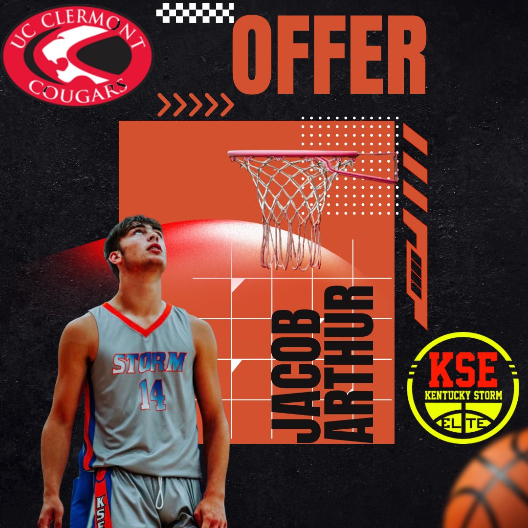 Coach_Reinhart's tweet photo. 🔥KSE OFFER ALERT🔥
Ky Storm Elite 2023 @jacob_arthur14 has picked up another offer from UC Clermont!!
#coachDauwe #StormFamily⚡️ https://t.co/pB0mAHlmvZ