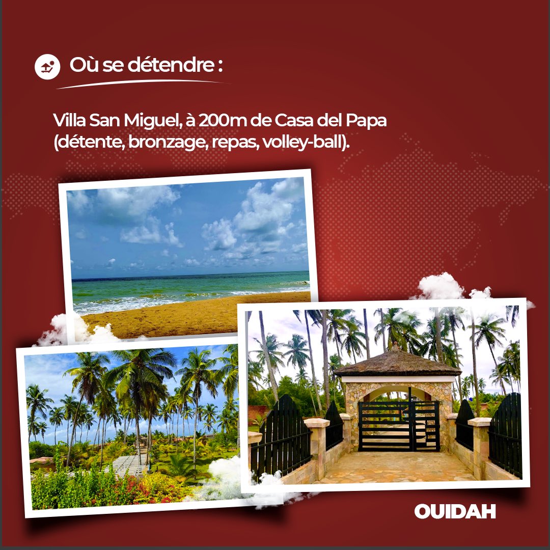 oukoikan's tweet photo. Les destinations attrayantes pour le Week-end prolongé de Pâques.

Étape 02 : On met les voiles sur Ouidah, la cité historique du Bénin.

#oukoikan #visitbenin #decouverte #trip #weekend #ouidah #pâques #benin #voyage #tourism #detente #virée https://t.co/MsB8q9Zmiz