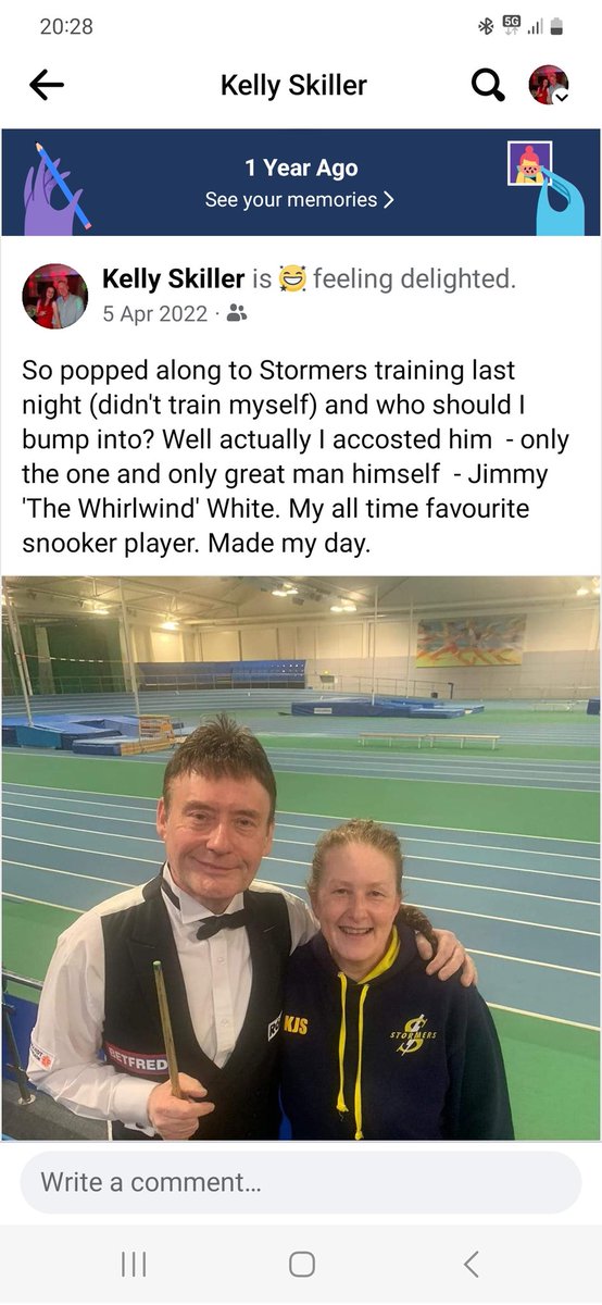 KellySkillerSYP's tweet photo. @jimmywhite147 @eurosport Can't believe this was a year ago. True legend. https://t.co/u0lNf4iP5m