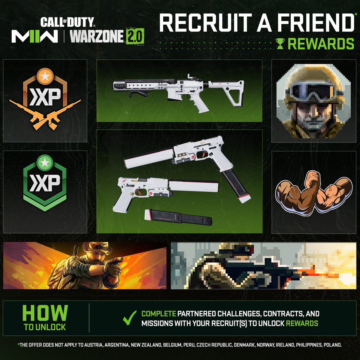 charlieINTEL's tweet photo. Activision has announced the Recruit a Friend offer for Warzone 2. 

Recruit friends who haven't played Warzone 2 before and get rewards. https://t.co/toEI9ChcLI