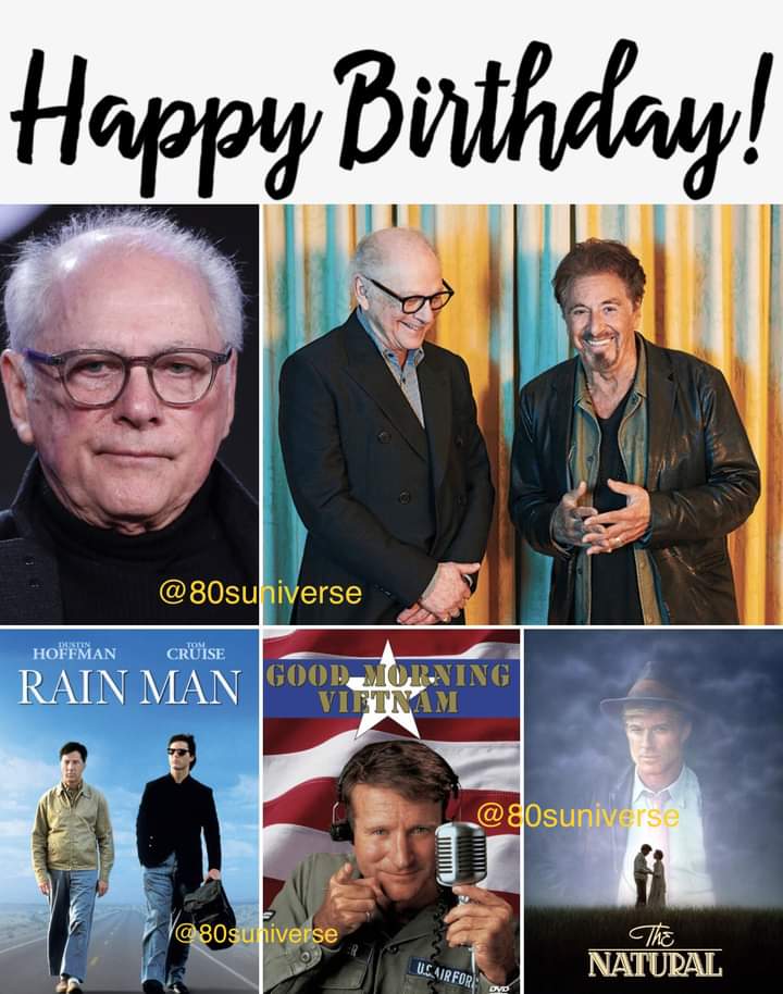 Happy Birthday to film producer, comedian, & actor Barry Levinson! 