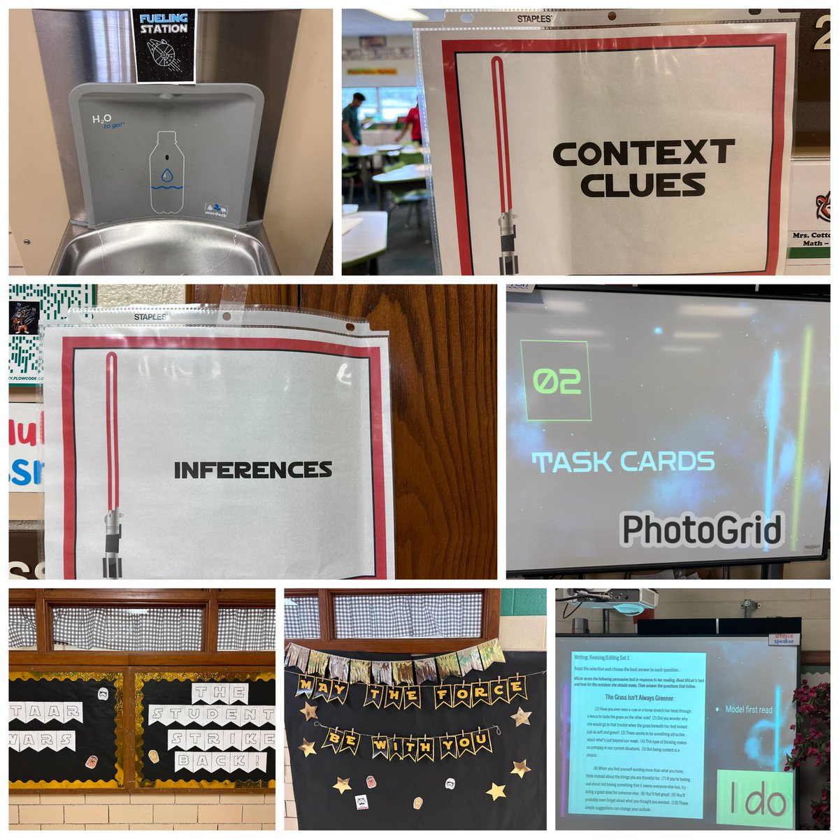 Mr_Conner's tweet photo. The force is strong with our school! With STAAR redesign this year, THE STUDENTS STRIKE BACK! Reading boot camp is upon us! #STAARWARS #LANLevelUp @LALoganFWISD @LANSchools @pdilley5 https://t.co/M3c9E17V2Q