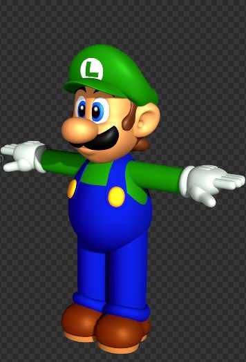 Open Assets] - T-Pose Luigi! - Updates