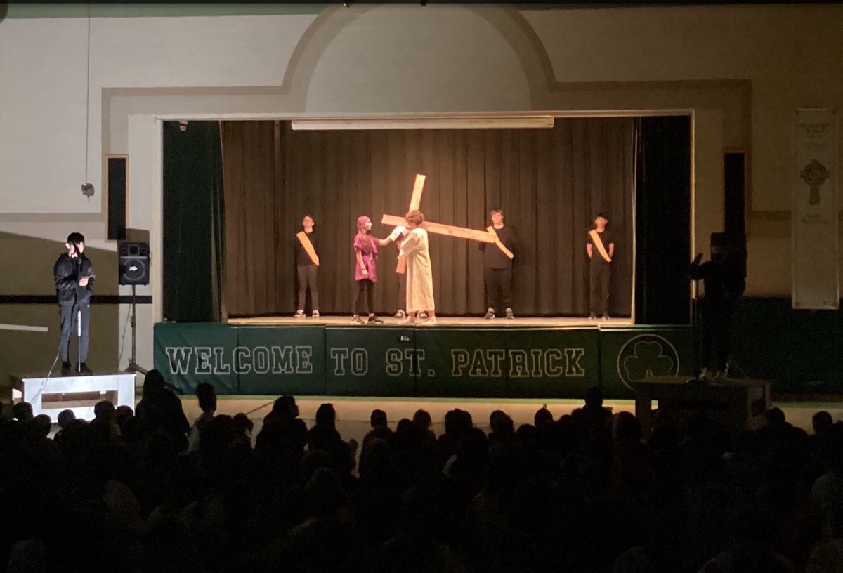 Thank you Gr. 7 &amp;  8 students for a reverent and inspiring Stations of the Cross presentation for <a href="/StPatrickCES/">St. Patrick CS</a> Happy Easter. <a href="/YCDSB/">York Catholic District School Board</a> @JoelChiutsi <a href="/DomenicScuglia/">Domenic Scuglia -</a>