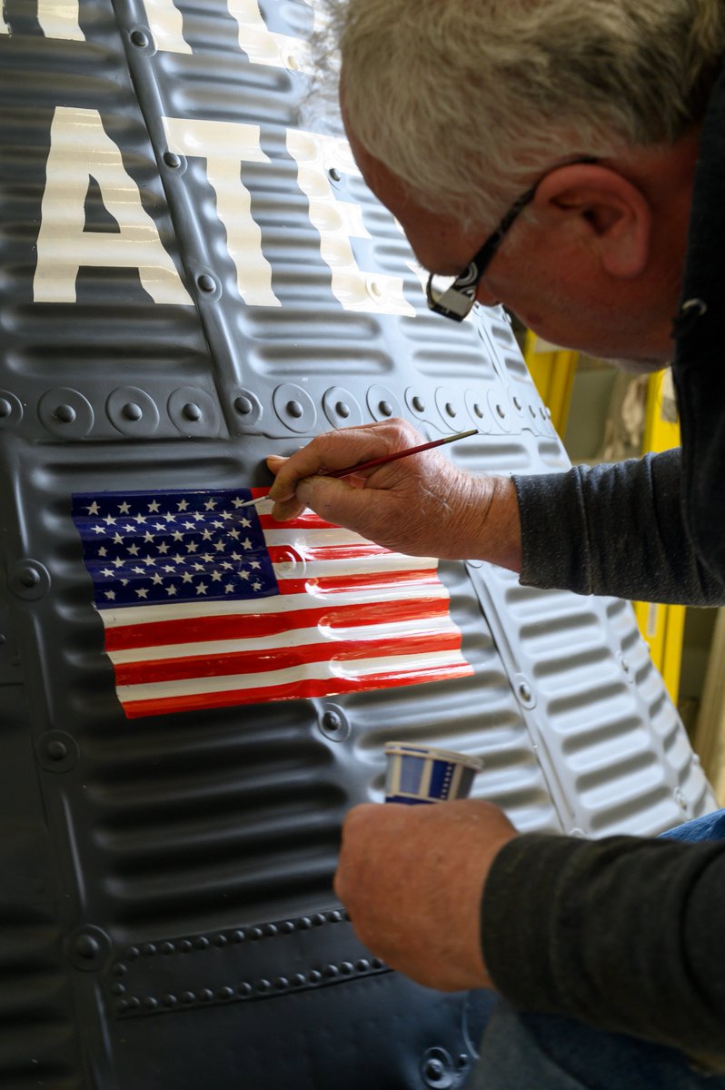 AFmuseum's tweet image. Check out recent photos of an Atlas rocket and Mercury Capsule in restoration at Thomarios in Copley Ohio! Plans call for this artifact to go on display in the Missile Gallery.
 #spacegeek