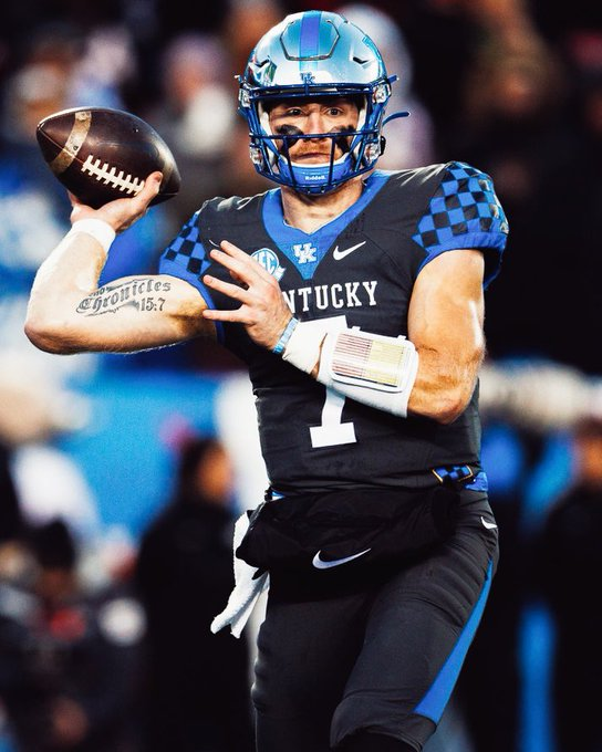 nflrums's tweet photo. #Kentucky QB Will Levis has upcoming pre-draft visits with the #Colts, #Panthers, &amp; #Titans https://t.co/a4VMcKNmaS