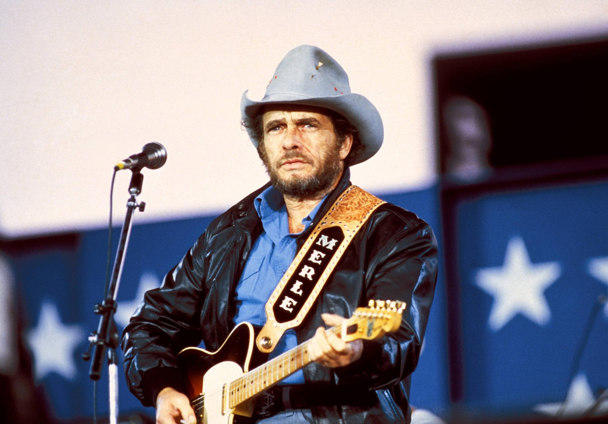 Merle Haggard  was born on this day, April 6, 1937  and he died on this day, April 6, 2016. 
Happy Birthday/RIP 