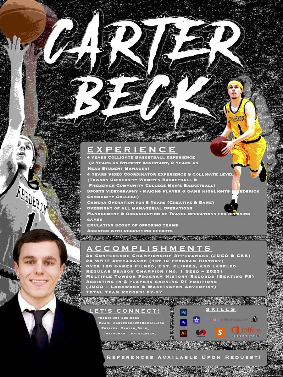 Carter_Beck_'s tweet photo. Upcoming Graduate this Summer looking for College Basketball Positions. Constructing my life’s long work &amp; dedication for the chance at an opportunity given in what I love most in life, Basketball. With hopes this will reach the right people in need. I will do whatever it takes. https://t.co/ucK2SZaYXs