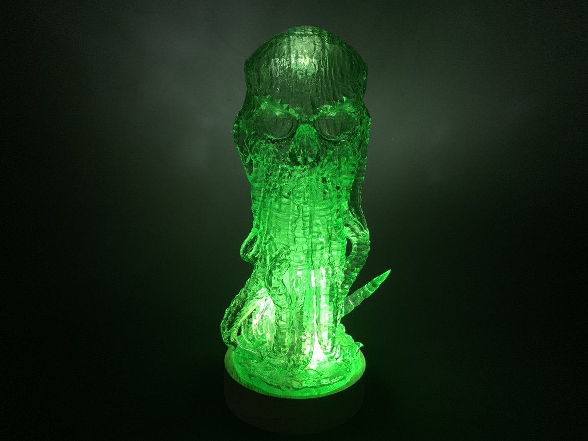 litartifacts's tweet image. Cthulhu Night Light 7-3/4" (20cm) tall LED Lamp
by artist @fotismint 
@unclejessy4real @joeltelling
etsy.me/43aYz6J #cthulhu