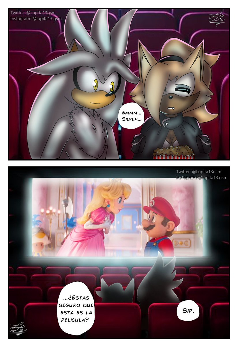 Lupita13gsm's tweet photo. Silvisper Week CH.9 [T.R.R] - Day 5 (Watching Movie)

Leí mal y era "películas"
En fin ¿Quién la vio? 

#SilvisperWeek2023 #WhispilverWeek2023 #SilvisperWeek23 #WhispilverWeek23 #Silvisper #Whispilver #SilverxWhisper #WhisperxSilver #SilverTheHedgehog #WhisperTheWolf https://t.co/UnotVPZXPr