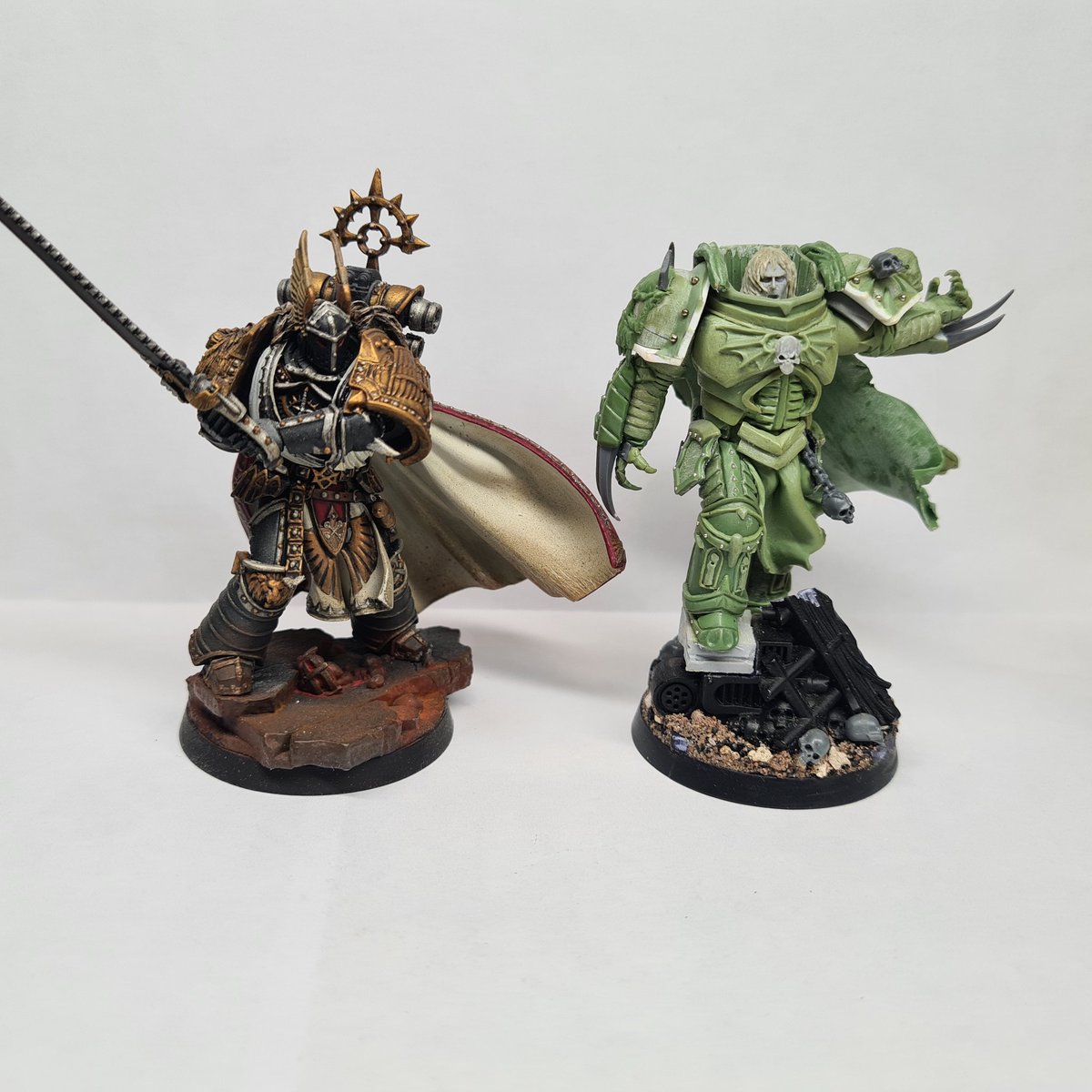 30kSteve's tweet photo. Hi folks, been catching up on this I started ages ago, it was a bit dusty 😁 still a wip, next to his best mate for scale https://t.co/bZchzBIrxS