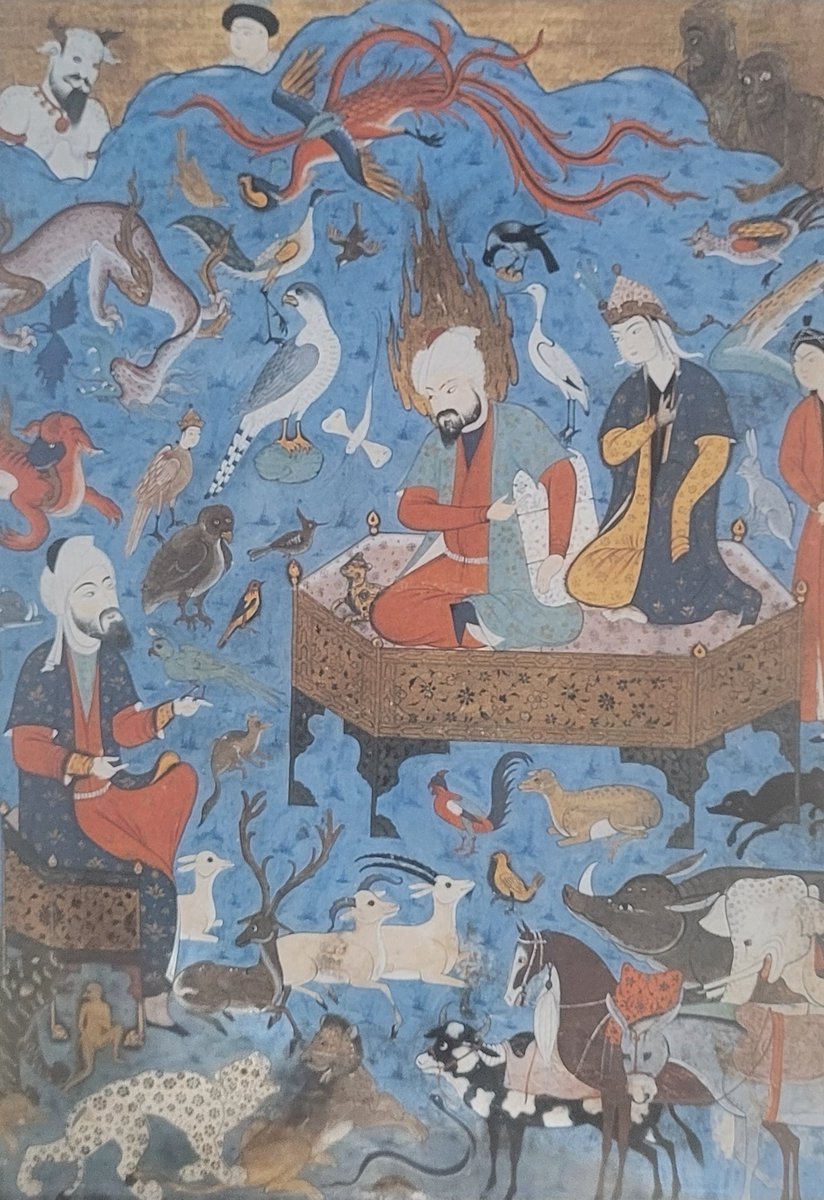 Hz. Süleyman ve Seba Kraliçesi Belkıs. 
Falnâme, TSM, H1703