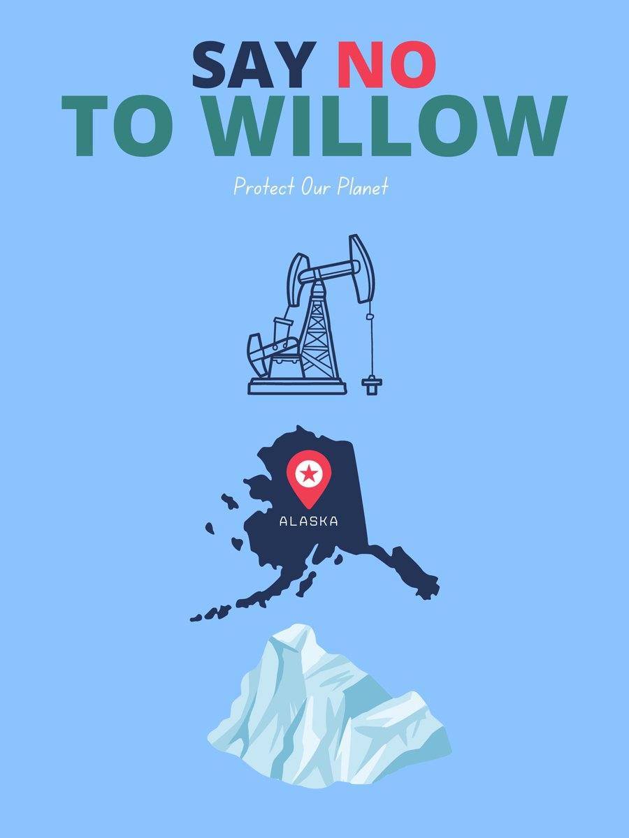#saynotowillow #willowproject #alaskaoildrilling #StopWillowProject #stopwillow #climate
