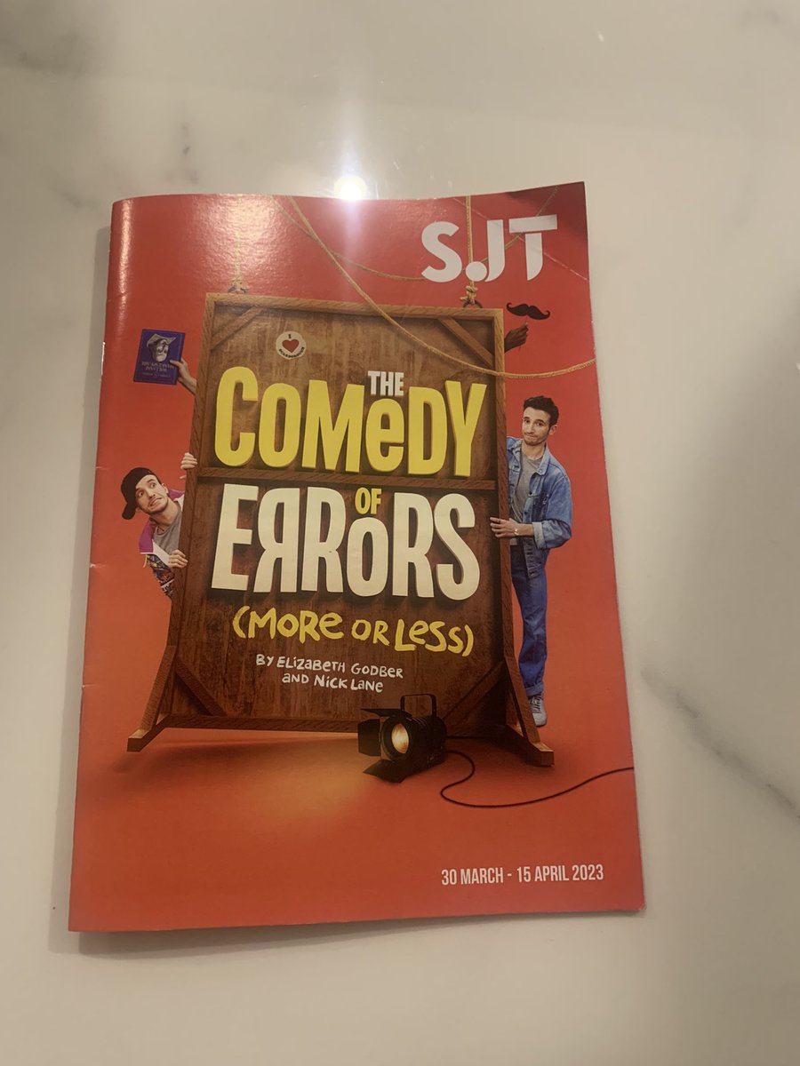 JoBoClarkVoice's tweet photo. Just been to see this fabulous production starring Andy Cryer and Claire Eden @SJT. Brilliant afternoon of entertainment. Try see it if you can https://t.co/nxVCZ0XyTK