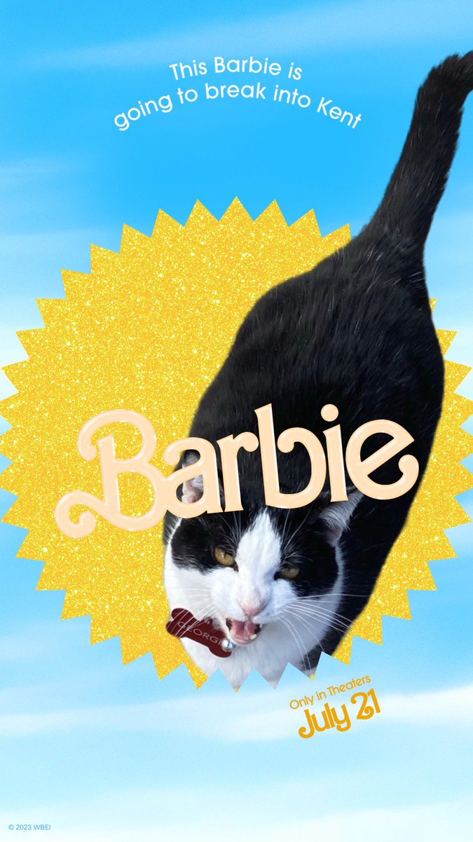 georgecampuscat's tweet photo. i’m,, a barbie.., https://t.co/OWO0TtCM4v