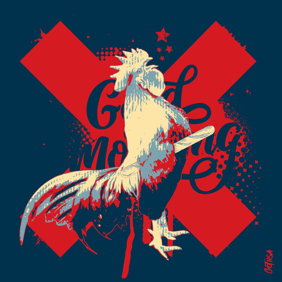 The most French of NFT Good Morning by Gothsa is still available 🇫🇷🤘🐔. Hop only 6 more before the sell-out. Link to the collection in comments 👇