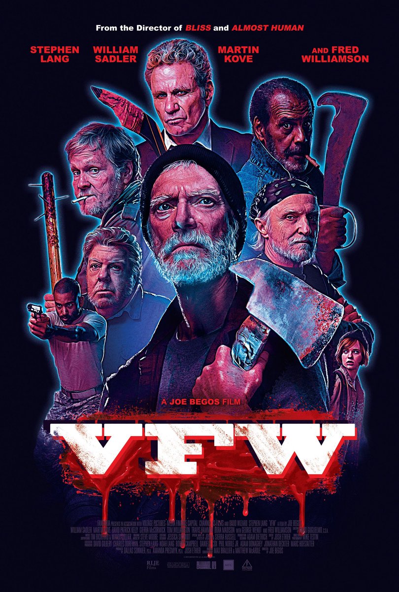 Now watching VFW - 2019

#VFW #StephenLang #WilliamSadler #MartinCove #FredWilliamson #DavidPatrickKelly #GeorgeWendt #JoeBegos #film #movie #nowwatching