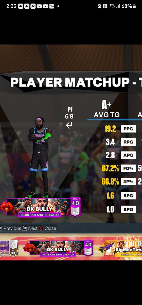 DK_BULLY's tweet image. Got my 6k headband 💪🏽💪🏽💪🏽✅️
#2k23 #NBA2K23 #2krec