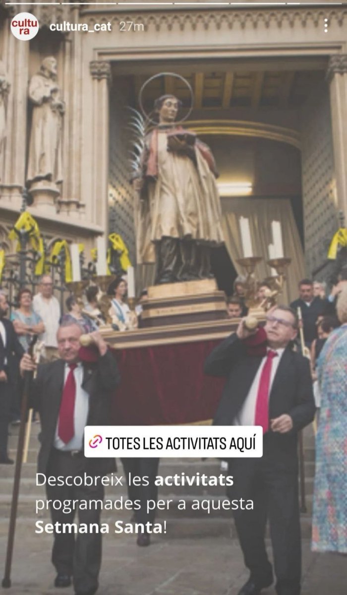 Vilafranquins, Sant Fèlix s'ha convertit de cop en un pas de Setmana Santa. <a href="/cultura_cat/">Cultura</a> la fotografia és de la <a href="/fmvilafranca/">Festa Major de Vilafranca</a> , declarada Festa Patrimonial d'Interès Nacional