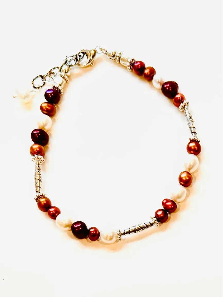 My newest bracelet is going to look fantastic &amp; fresh layered with you own silver and leather!!  It’s called Indian Summer on my website and it’s adjustable to fit most.