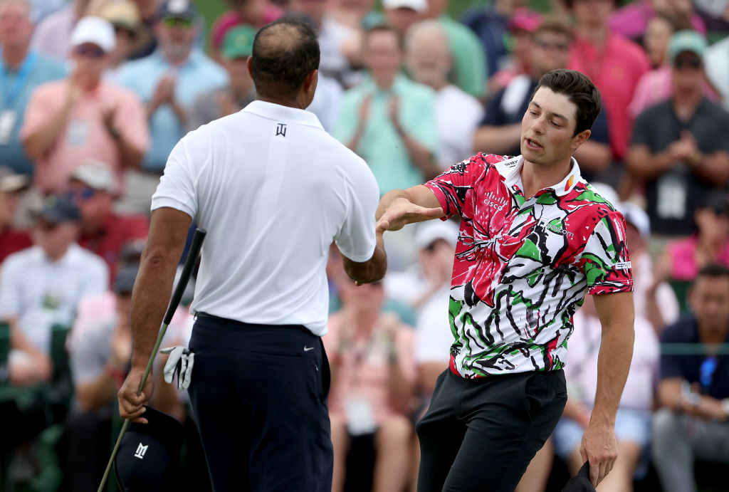 jamierkennedy's tweet photo. Imagine playing with Tiger...

...for the first time

.......at Augusta National

..........in the Masters

..............and shooting 65

..................in this shirt! https://t.co/wDmeOIo8gF