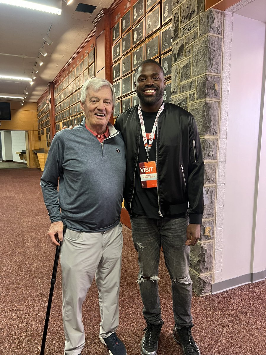 I had a chance to catch up with brother and college roommate <a href="/TylerBowen/">Tyler Bowen</a> ! It’s crazy to see how far he has come! 

I also saw a living legend! VT was my favorite school growing up and I remember coach stopping by Stafford High school during my recruiting process. Time flys!