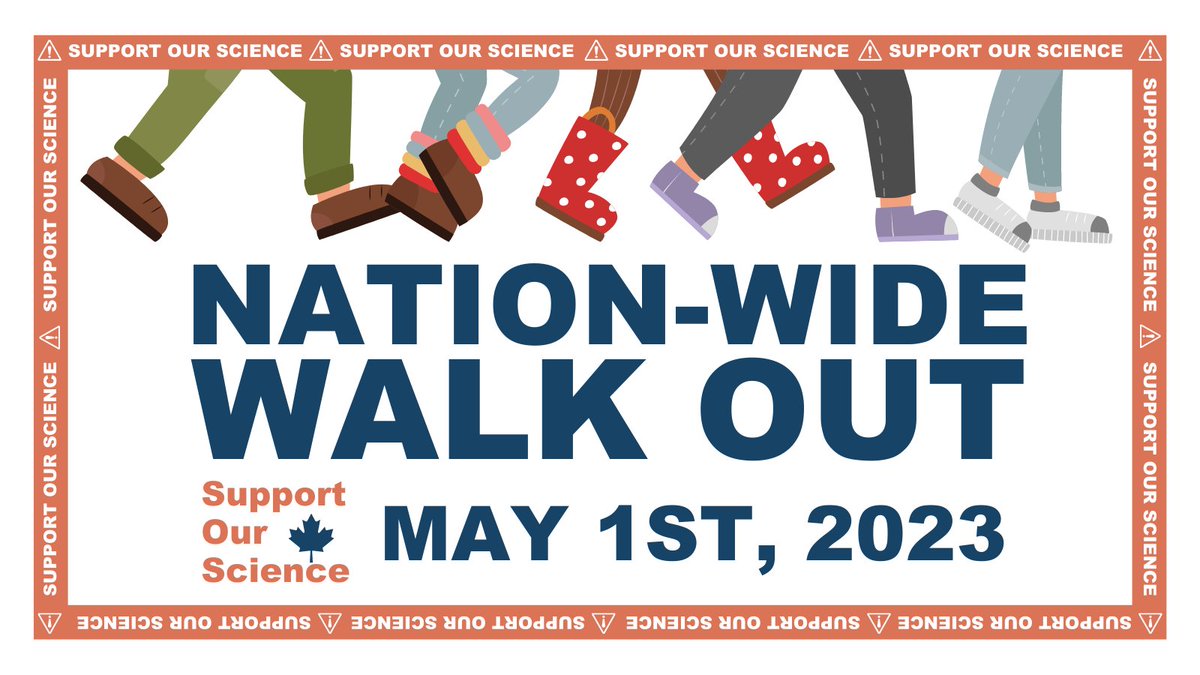 Support Our Science (@supportoursci) on Twitter photo NATIONWIDE WALKOUT: If you think 🇨🇦 grad students & post docs deserve more funding from <a href="/JustinTrudeau/">Justin Trudeau</a> & <a href="/cafreeland/">Chrystia Freeland</a> through awards & grants then join #SupportOurScience & walkout on May 1 #mayday #budget2023
Watch for more details here & at supportourscience.ca on TUESDAY NATIONWIDE WALKOUT: If you think 🇨🇦 grad students & post docs deserve more funding from <a href="/JustinTrudeau/">Justin Trudeau</a> & <a href="/cafreeland/">Chrystia Freeland</a> through awards & grants then join #SupportOurScience & walkout on May 1 #mayday #budget2023
Watch for more details here & at supportourscience.ca on TUESDAY